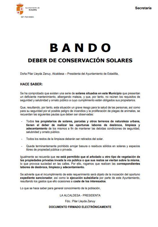 Imagen Conservación solares