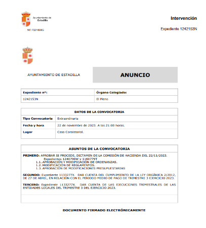 ANUNCIO PLENO