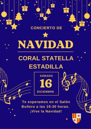 Cartel concierto musical de navidad