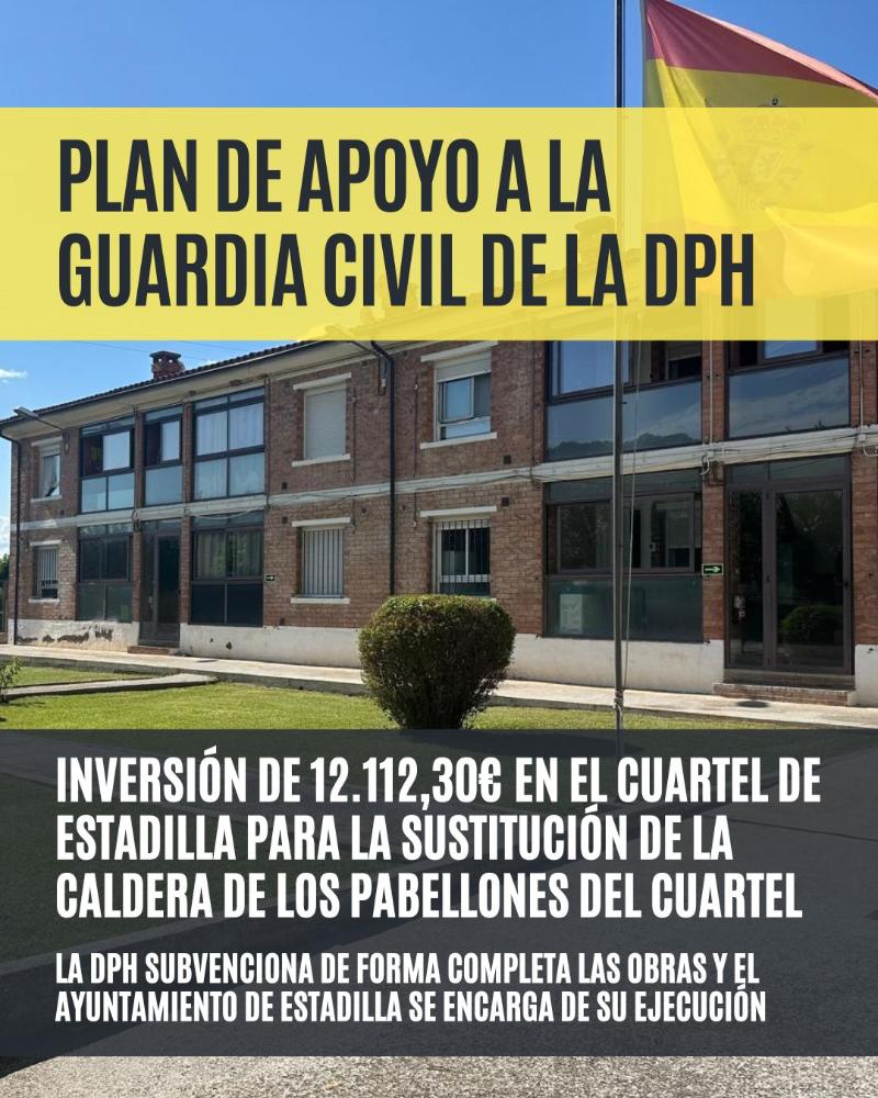Imagen Mejoras en el Cuartel de la Guardia Civil en Estadilla