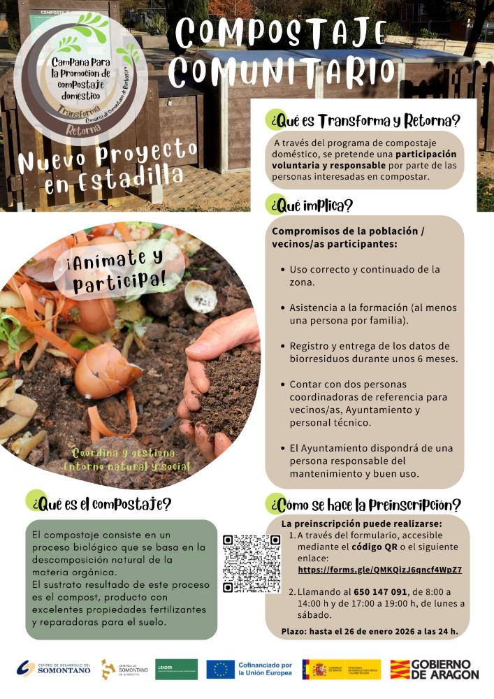 Imagen Estadilla pone en marcha un punto de compostaje comunitario