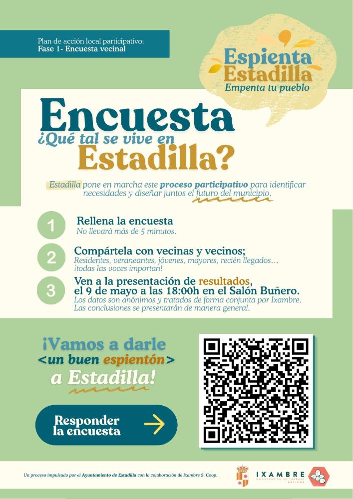 Imagen Encuesta participativa “¿Qué tal se vive en Estadilla?”