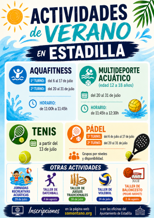 Imagen Estadilla presenta su programación de actividades deportivas para el...