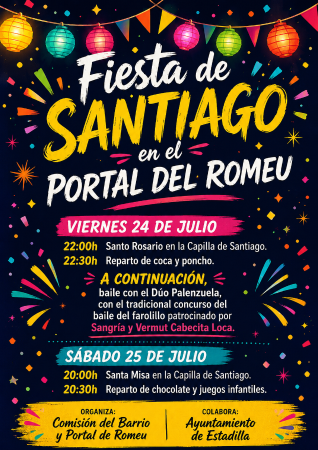 Image Fiesta de Santiago en el Portal del Romeu 2026