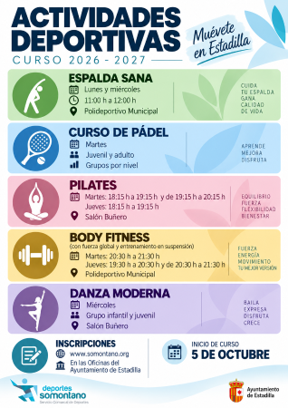 Imagen Estadilla presenta su programa de actividades deportivas para el curso...