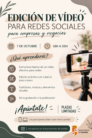 Imagen Taller de edición de vídeo para redes sociales y Taller de Canva